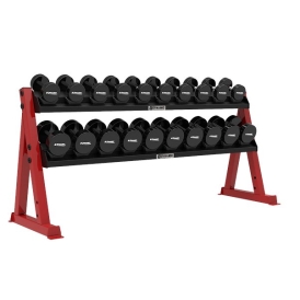 2 tier saddle dumbbell rack